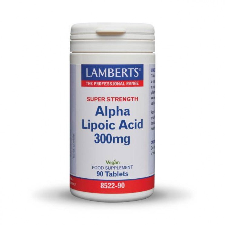 Lamberts Alpha Lipoic Acid 300mg  90tabs | Αντιοξειδωτικό Συμπλήρωμα Άλφα Λιποϊκού Οξέως  ΔΗΜΟΦΙΛΕΣΤΕΡΑ