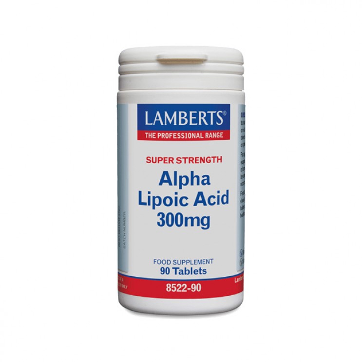 Lamberts Alpha Lipoic Acid 300mg  90tabs | Αντιοξειδωτικό Συμπλήρωμα Άλφα Λιποϊκού Οξέως  ΔΗΜΟΦΙΛΕΣΤΕΡΑ