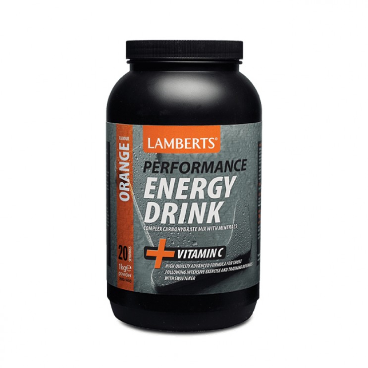 Lamberts Performance Energy Drink 1000gr | Ενεργειακό Ρόφημα Υδατανθράκων σε Σκόνη με Γεύση Πορτοκάλι ΦΑΡΜΑΚΕΙΟ