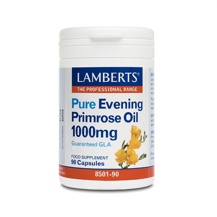 Lamberts Evening Primrose Oil 1000mg 90caps | Έλαιο Νυχτολούλουδου των 1000mg με Βιταμίνη Ε ΔΗΜΟΦΙΛΕΣΤΕΡΑ