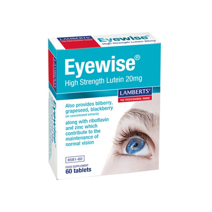 Lamberts Eyewise High Strength Lutein 200mg 60tabs | Συμπλήρωμα Διατροφής για την Καλή Υγεία των Ματιών ΔΗΜΟΦΙΛΕΣΤΕΡΑ