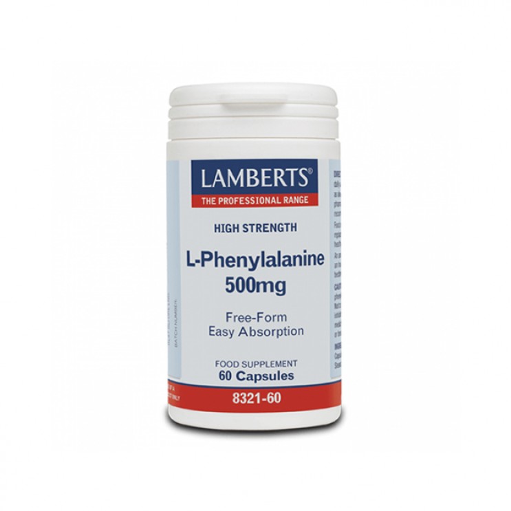 Lamberts L-Phenylalanine 60caps | Συμπλήρωμα Διατροφής Φαινυλαλανίνη  ΔΗΜΟΦΙΛΕΣΤΕΡΑ