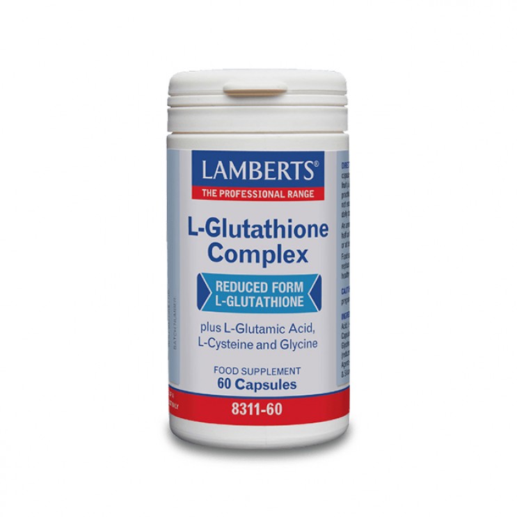 Lamberts L-Glutathione Complex 60caps | Σύμπλεγμα Γλουταθειόνης  ΔΗΜΟΦΙΛΕΣΤΕΡΑ