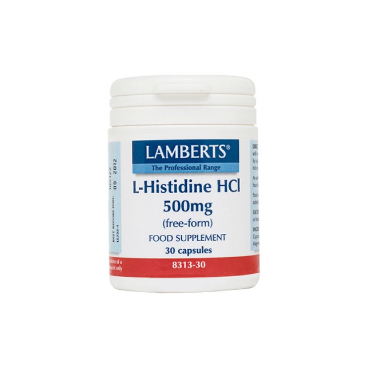 Lamberts L-Histidine 500mg 30caps | Συμπλήρωμα Διατροφής Ιστιδίνης ΔΗΜΟΦΙΛΕΣΤΕΡΑ