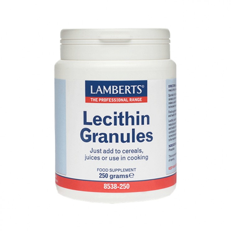 Lamberts Lecithin Granules 250gr |  Συμπλήρωμα Διατροφής για την Ενίσχυση του Μεταβολισμού ΑΔΥΝΑΤΙΣΜΑ