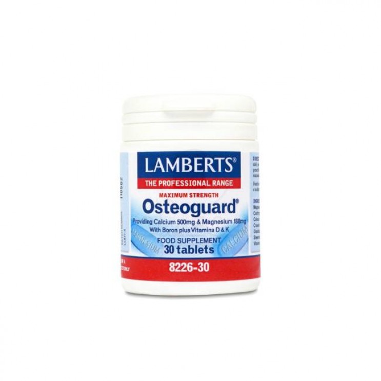 Lamberts Osteoguard 30tabs | Συμπλήρωμα Διατροφής Ασβεστίου & Μαγνησίου ΜΕΤΑΛΛΑ & ΙΧΝΟΣΤΟΙΧΕΙΑ