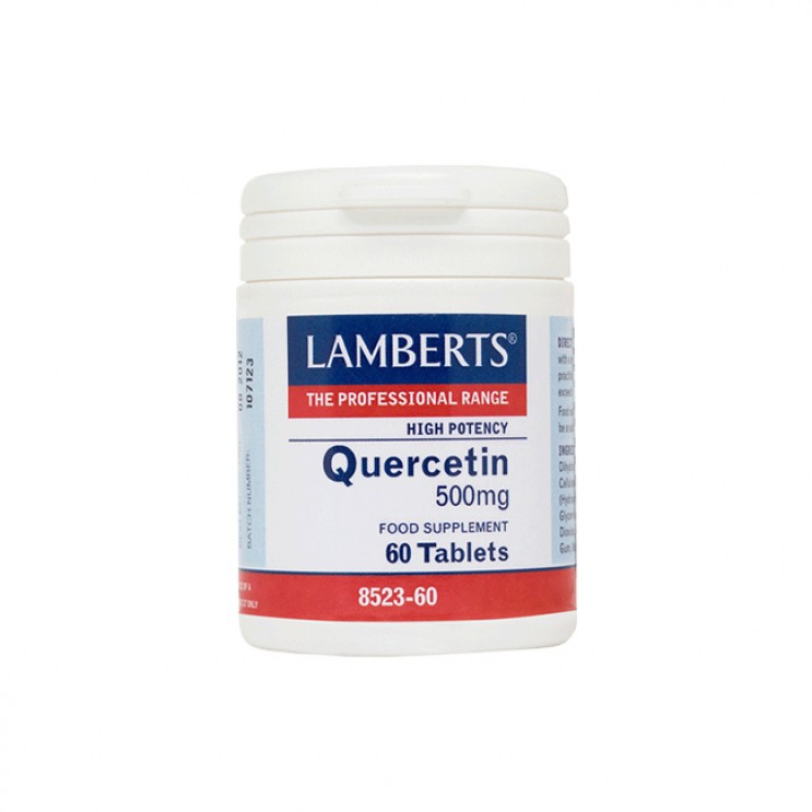Lamberts Quercetin 500mg 60tabs | Συμπλήρωμα Διατροφής Κερσετίνης ΦΑΡΜΑΚΕΙΟ