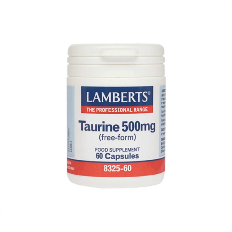 Lamberts Taurine 500mg 60caps |  Συμπλήρωμα Διατροφής Ταυρίνης ΔΗΜΟΦΙΛΕΣΤΕΡΑ
