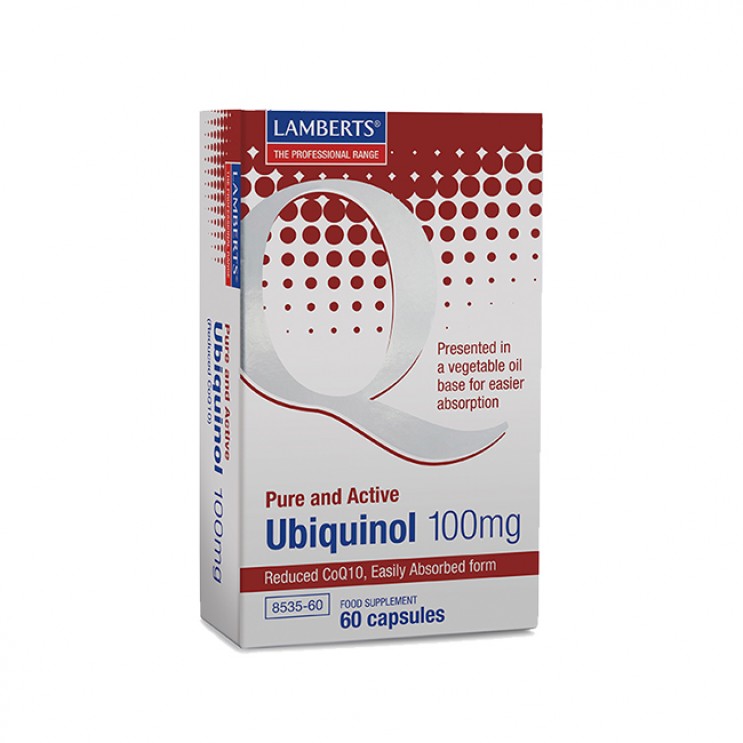Lamberts Ubiquinol 100mg 60caps | Συμπλήρωμα Διατροφής Συνενζύμου Q10 (ουμπικινόνη) ΔΗΜΟΦΙΛΕΣΤΕΡΑ