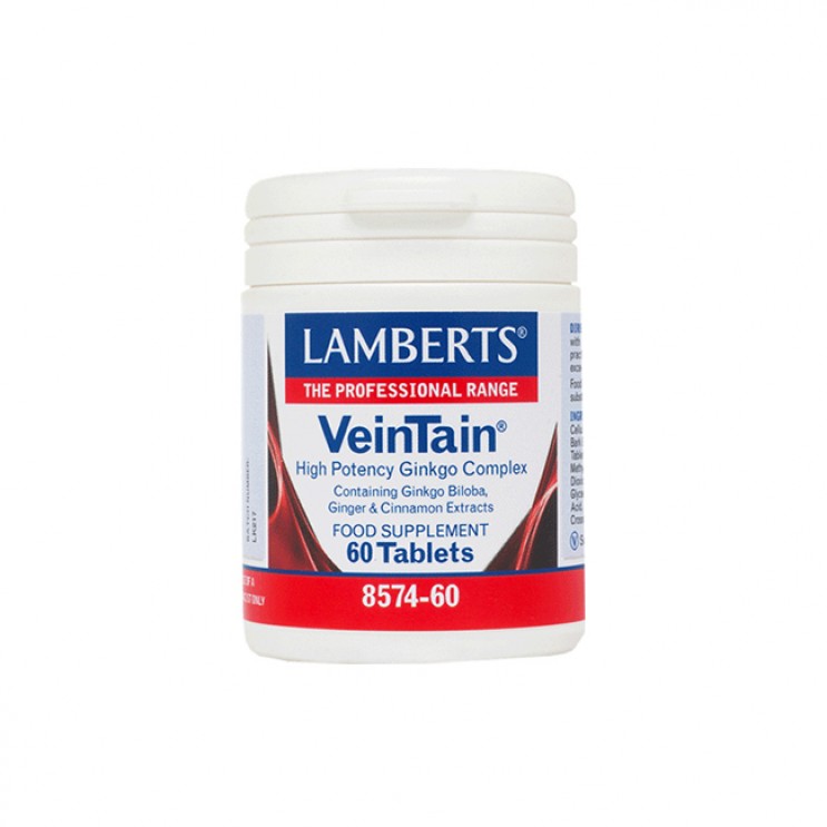 Lamberts Veintain 60caps | Σκεύασμα με Εκχύλισμα Gingko Biloba, Πιπερόριζας και Κανέλλας ΦΥΤΙΚΑ & ΒΟΤΑΝΑ