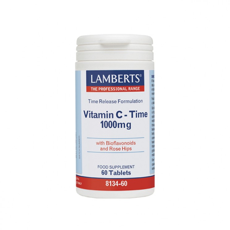 Lamberts Vitamin C Time Release 1000mg 60tabs | Συμπλήρωμα Διατροφής Βιταμίνης C 1000mg ΒΙΤΑΜΙΝΕΣ