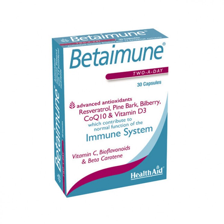 Health Aid Betaimune 30caps | Συμπλήρωμα Διατροφής για Ενίσχυση & Προστασία του Ανοσοποιητικού Συστήματος ΔΗΜΟΦΙΛΕΣΤΕΡΑ