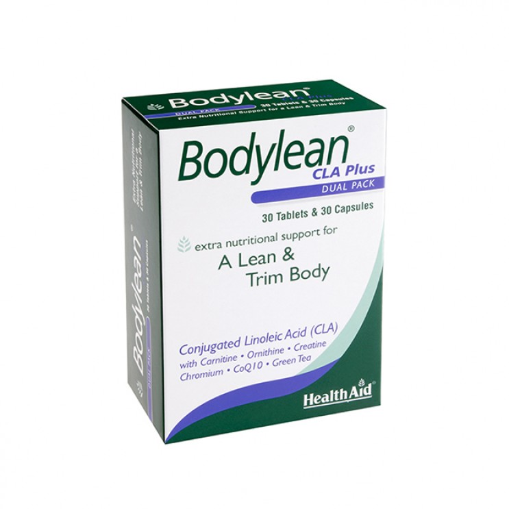 Health Aid Bodylean CLA Plus  30caps & 30tabs | Συμπλήρωμα Διατροφής για Αδυνάτισμα & Σύσφιγξη ΑΔΥΝΑΤΙΣΜΑ