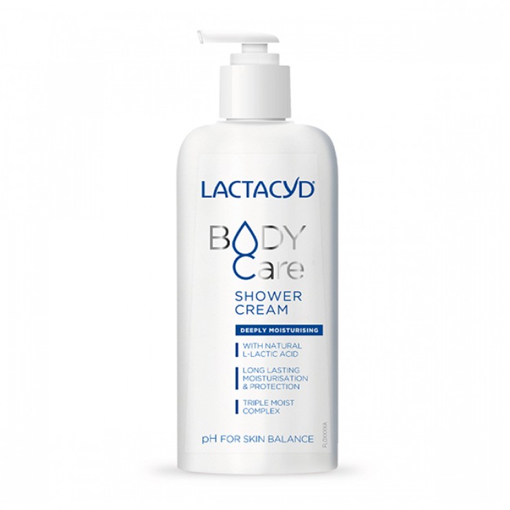 Lactacyd Body Care Deeply Moisturising 300ml | Κρεμώδες Αφρόλουτρο για Πρόσωπο και Σώμα