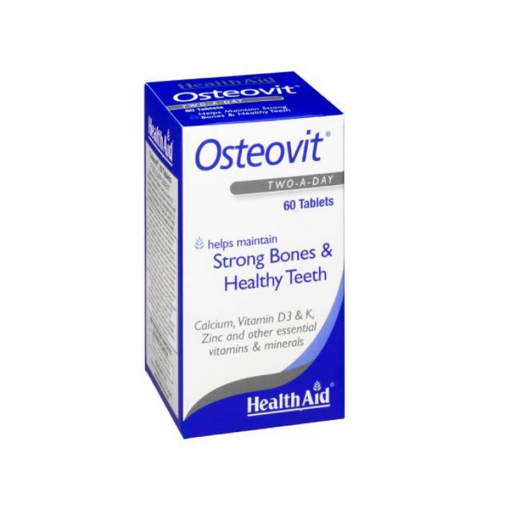 Health Aid Osteovit, 60tabs | Συμπλήρωμα Διατροφής με Βιταμίνες & Μέταλλα για Δυνατά Οστά & Υγιή Δόντια ΒΙΤΑΜΙΝΕΣ