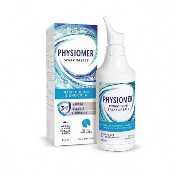 Physiomer Jet Normal  135ml | Ισότονο Ρινικό Διάλυμα για Ενήλικες & Παιδιά Ηλικίας 6+ ΦΑΡΜΑΚΕΙΟ