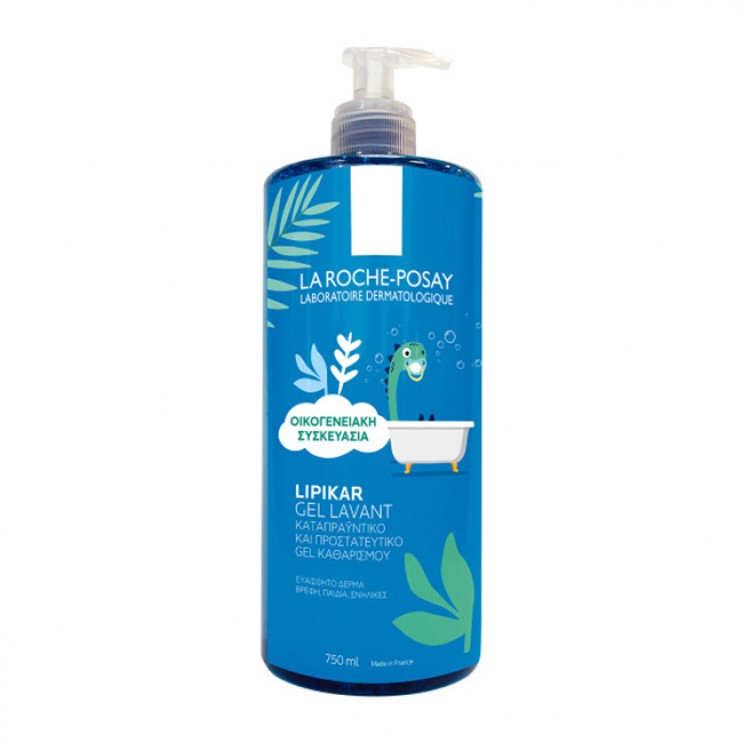 La Roche Posay Lipikar Gel Lavant Family Size 750ml | Απαλός Καθαρισμός Προσώπου & Σώματος ΦΡΟΝΤΙΔΑ ΠΡΟΣΩΠΟΥ
