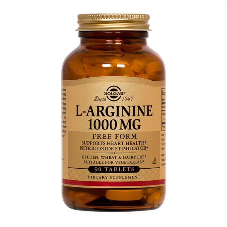 Solgar L-Arginine 1000mg 90veg.caps | Συμπλήρωμα Διατροφής με Αργινίνη   ΔΗΜΟΦΙΛΕΣΤΕΡΑ