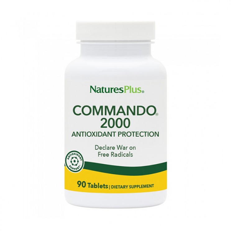 Nature's Plus Commando 2000 90tabs |  Πρωτοποριακή Αντιοξειδωτική Φόρμουλα   ΔΗΜΟΦΙΛΕΣΤΕΡΑ