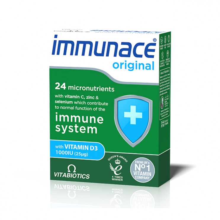 Vitabiotics Immunace Original 30tabs | Ολοκληρωμένο Συμπλήρωμα Ενίσχυσης του Ανοσοποιητικού  ΔΗΜΟΦΙΛΕΣΤΕΡΑ