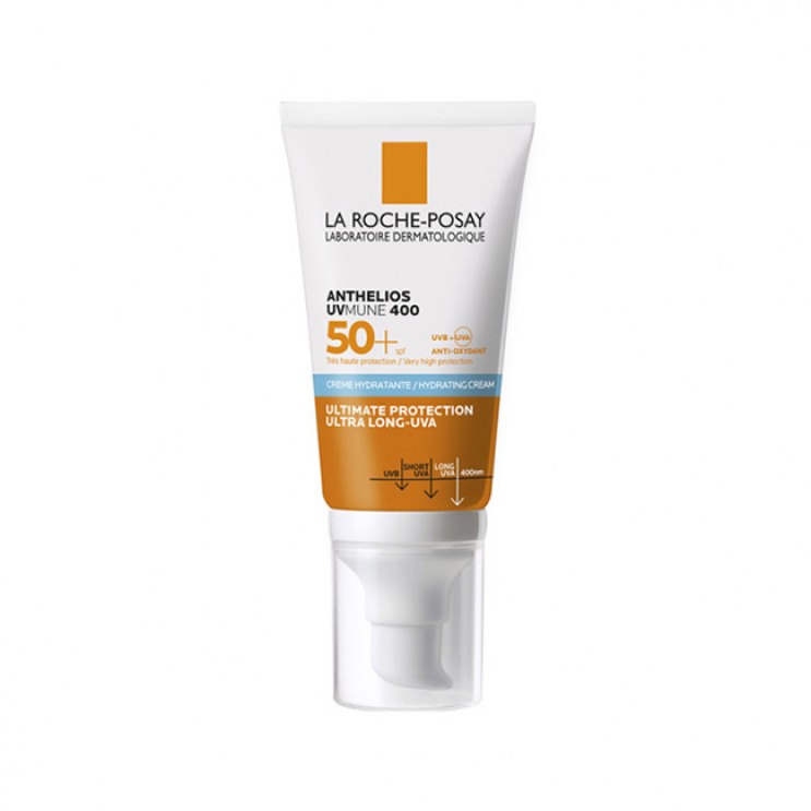 La Roche Posay Anthelios UVMune 400 Hydrating Cream SPF50+ 50ml | Αντηλιακή Ενυδατική Κρέμα Προσώπου με Άρωμα