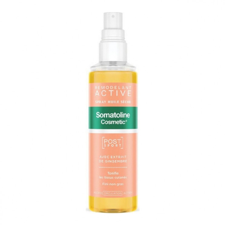 Somatoline Cosmetic Active Dry Oil Spray Post Sport 125ml | Αγωγή Σμίλευσης Σώματος σε Μορφή μη Λιπαρού Ελαίου για Χρήση Μετά την Άθληση