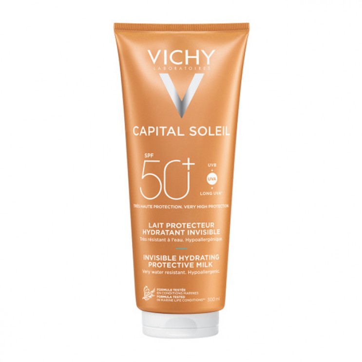 Vichy Capital Soleil Invisible Hydrating Protective Milk SPF50+ 300ml |  Αόρατο Ενυδατικό Αντηλιακό Γαλάκτωμα