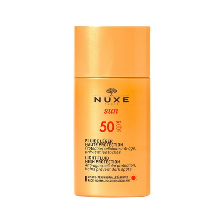Nuxe Sun Light Fluid SPF50 50ml |  Αντηλιακό Προσώπου Ελαφριάς Υφής ΦΡΟΝΤΙΔΑ ΠΡΟΣΩΠΟΥ