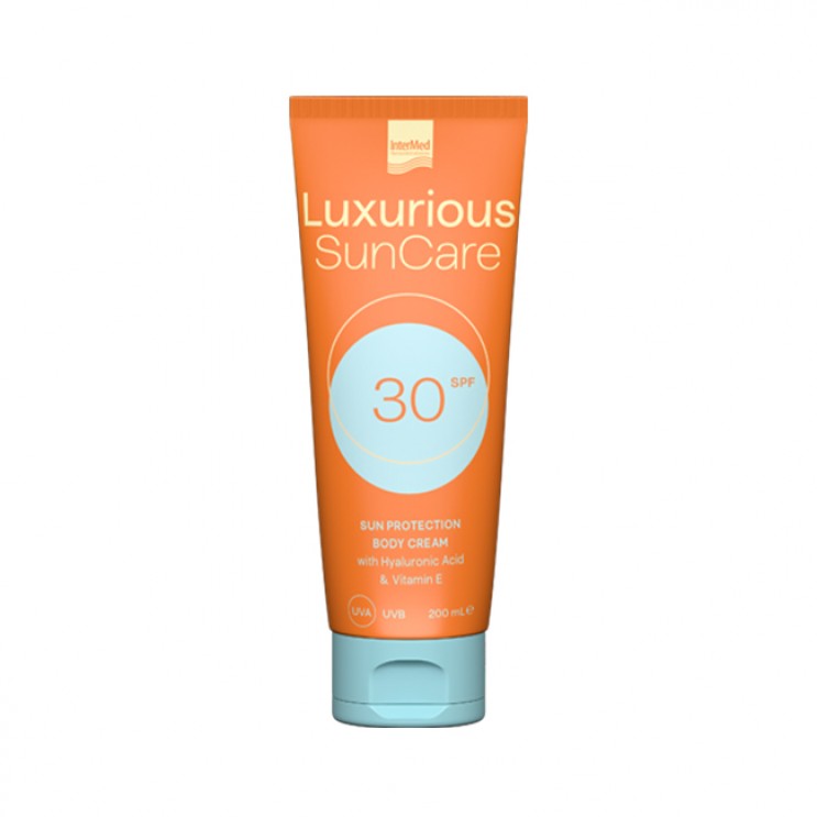 Intermed Luxurious Sun Care Body Cream SPF30 200ml | Αντηλιακή Κρέμα Σώματος