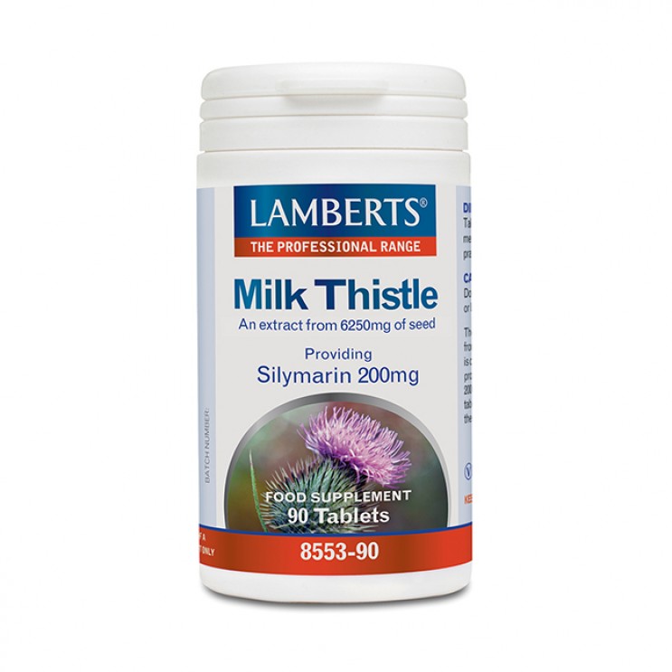 Lamberts Milk Thistle 6250mg 90tabs | Συμπλήρωμα Διατροφής με Γαϊδουράγκαθο    ΔΗΜΟΦΙΛΕΣΤΕΡΑ