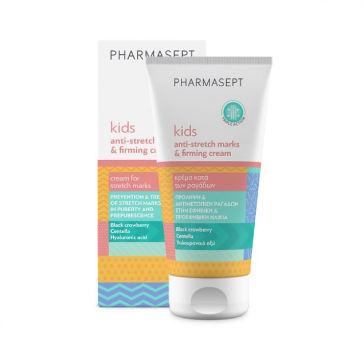 Pharmasept Kids Anti-Stretch Marks & Firming Cream 150ml | Κρέμα Πρόληψης και Αντιμετώπισης Ραγάδων στην Εφηβική & Προεφηβική Ηλικία