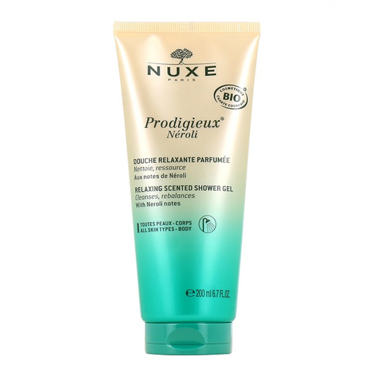 Nuxe Prodigieux Neroli Relaxing Scented Shower Gel 200ml | Χαλαρωτικό Αφρόλουτρο