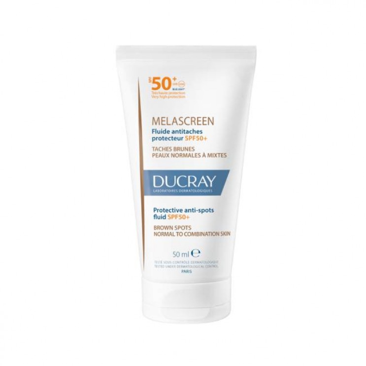 Ducray Melascreen Fluide Anti-Taches SPF50 50ml | Λεπτόρρευστη Αντηλιακή Προσώπου για Κανονικό προς Μικτό Δέρμα με Δυσχρωμίες ΦΡΟΝΤΙΔΑ ΠΡΟΣΩΠΟΥ
