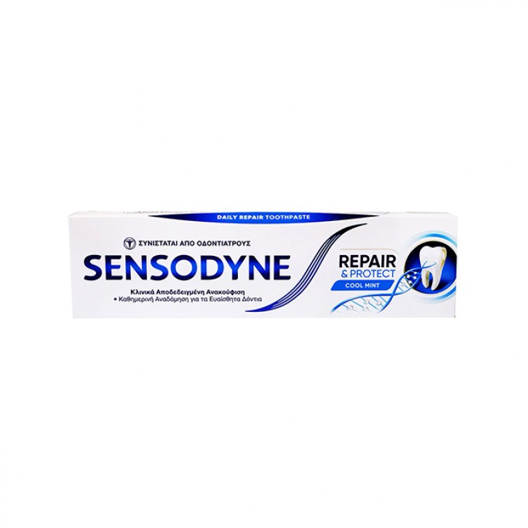 Sensodyne Repair & Protect Cool Mint Toothpaste 75ml | Οδοντόκρεμα για Καθημερινή Αναδόμηση με Γεύση Μέντας ΣΤΟΜΑΤΙΚΗ ΥΓΙΕΙΝΗ