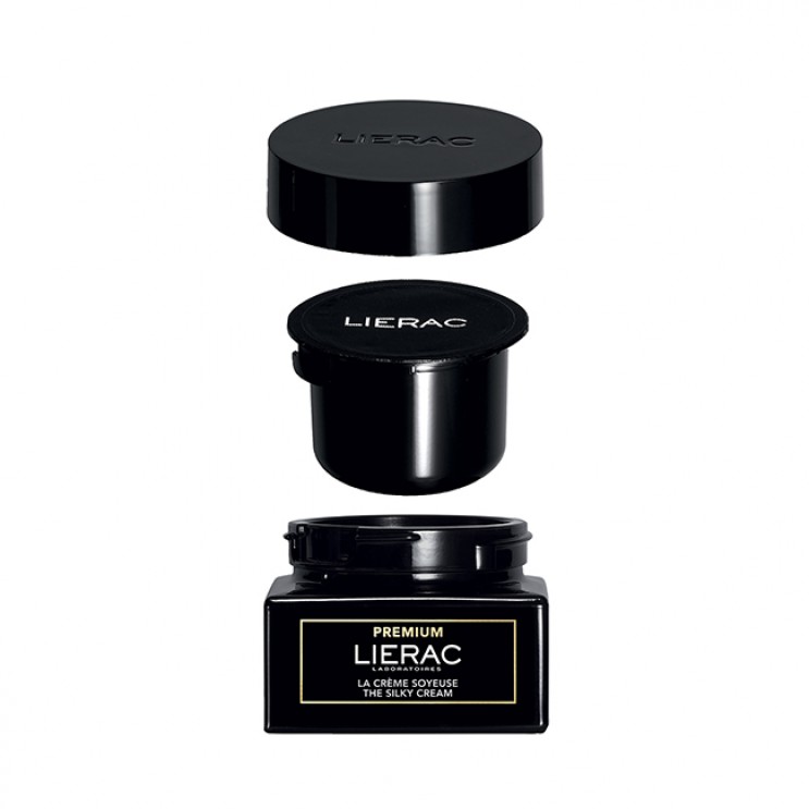 Lierac Premium The Silky Cream Refill 50ml |Κρέμα Προσώπου Ολικής Αντιγήρανσης Ελαφριάς Υφής για Κανονικές Μικτές Επιδερμίδες - Ανταλλακτικό