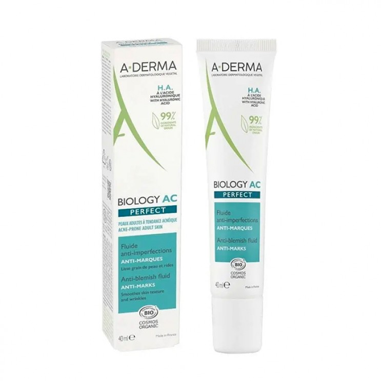 A-Derma Biology AC Perfect Fluide 40ml  | Φροντίδα Κατά των Ατελειών & των Σημαδιών