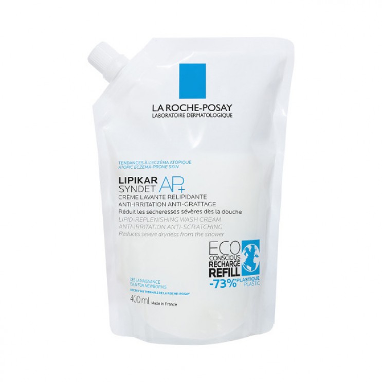 La Roche Posay Lipikar Syndet ΑP+ Refill 400ml | Κρέμα Καθαρισμού Αναπλήρωσης Λιπιδίων Κατά των Ερεθισμών -Ανταλλακτικό ΦΡΟΝΤΙΔΑ ΠΡΟΣΩΠΟΥ