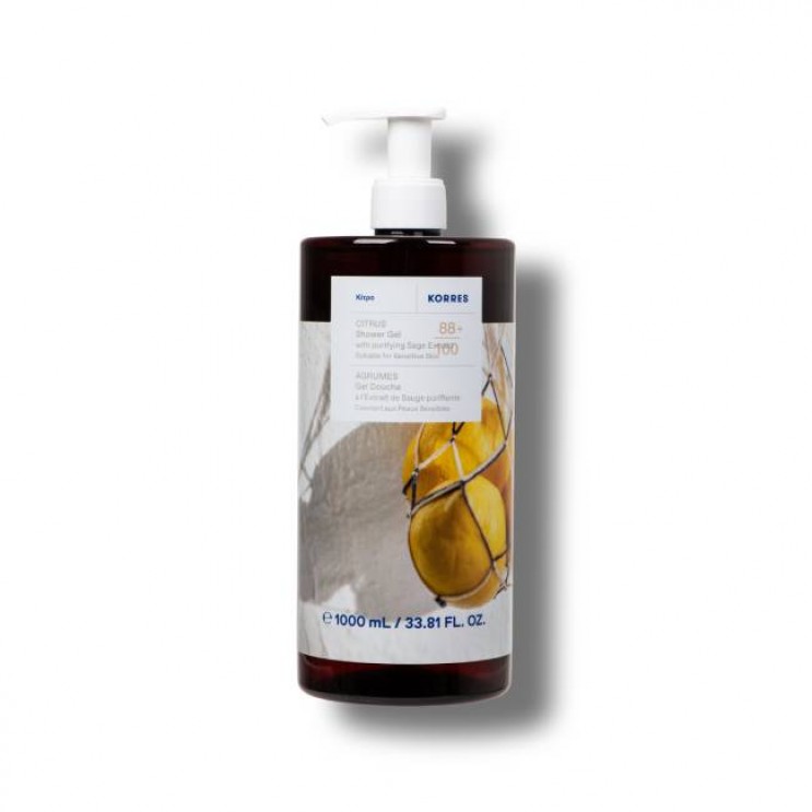 Korres Body Cleanser Citrus 1lt | Αφρόλουτρο με Άρωμα Κίτρο ΦΡΟΝΤΙΔΑ ΓΙΑ ΤΟ ΣΩΜΑ