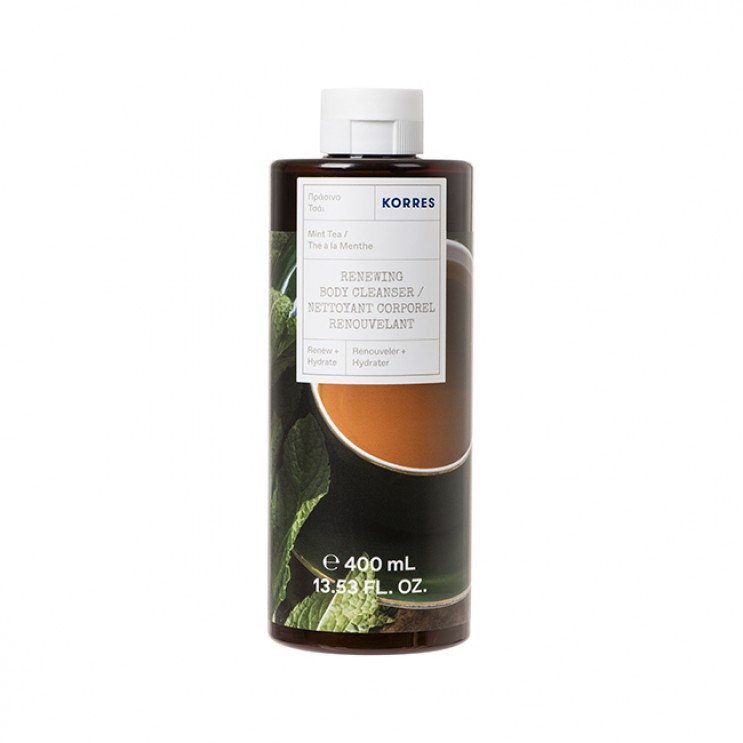 Korres Body Cleanser Mint Tea 400ml | Αφρόλουτρο με Άρωμα Πράσινο Τσάι