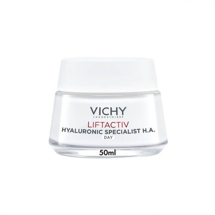 Vichy Liftactiv Hyaluronic Specialist H.A Cream Dry Skin  50ml | Κρέμα Ημέρας για Ενίσχυση του Υαλουρονικού Οξέος, Ενάντια στα Πρώτα Σημάδια Γήρανσης, Ξηρή επιδερμίδ  ΦΡΟΝΤΙΔΑ ΠΡΟΣΩΠΟΥ