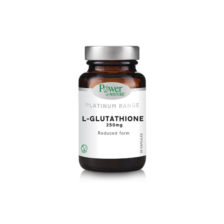 Power Health Platinum Range L-Glutathione 250mg 30caps | Συμπλήρωμα Διατροφής με Γλουταθειόνη