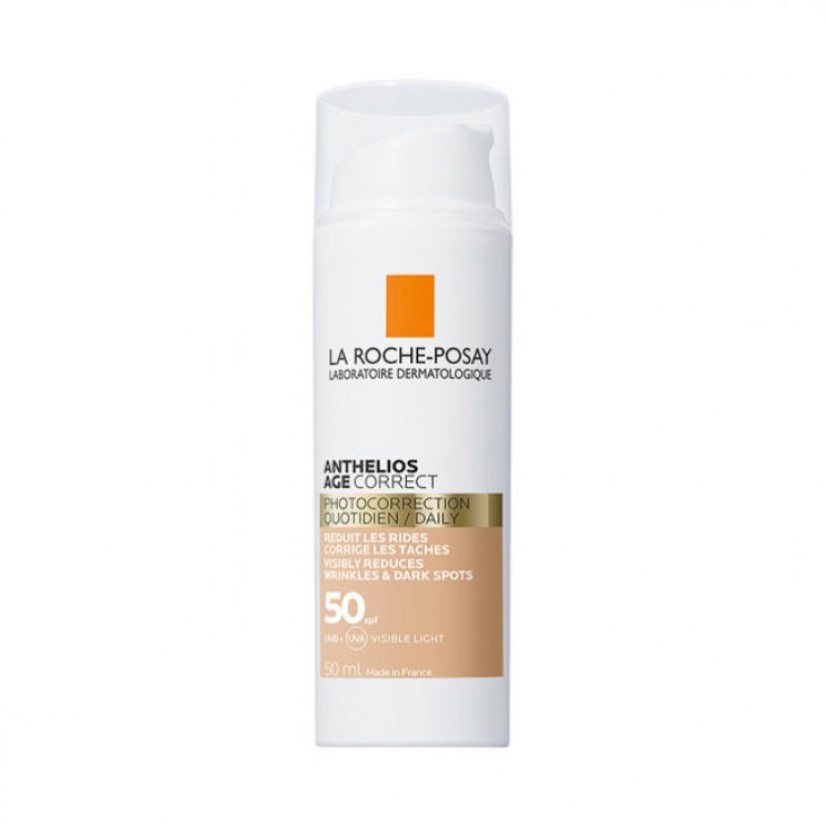 La Roche Posay Anthelios Age Correct Photocorrection CC Cream SPF50, 50ml | Αντηλιακό Προσώπου Κατά Των Σημαδιών Γήρανσης Με Χρώμα