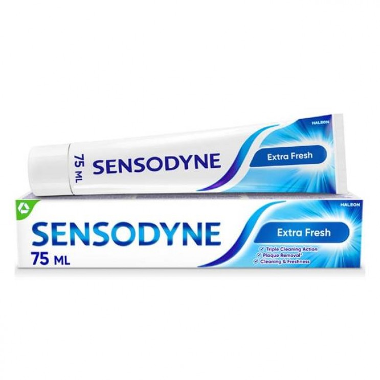 Sensodyne Extra Fresh Toothpaste 75ml | Οδοντόκρεμα Για Ευαίσθητα Δόντια Κακοσμία Στόματος