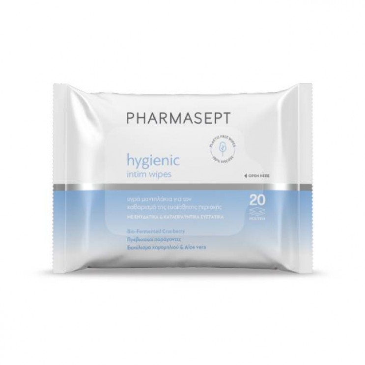 Pharmasept Hygienic Wet Wipes 20τμχ |  Υγρά Μαντηλάκια για την Ευαίσθητη Περιοχή Περιοχή ΥΓΙΕΙΝΗ