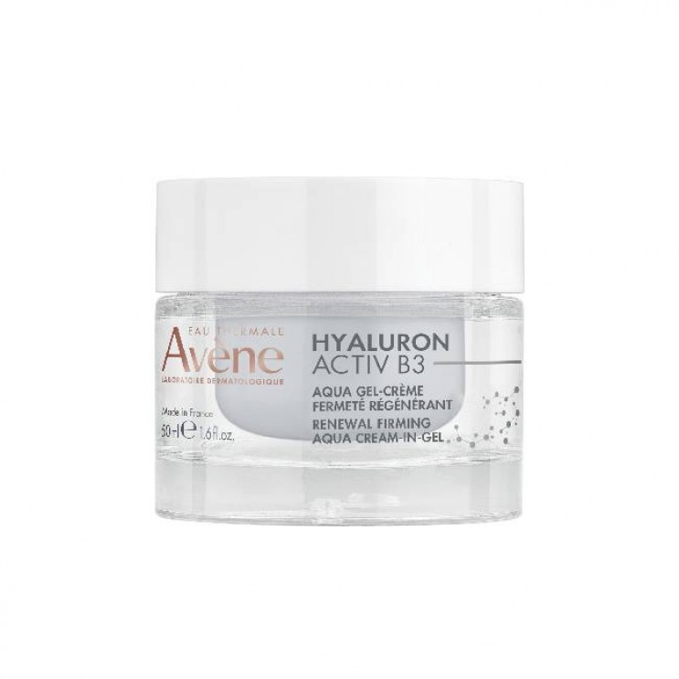 Avène Hyaluron Activ B3 Aqua Gel Creme Jour 50ml | Κρέμα-Τζελ Ημέρας για Κυτταρική Ανανέωση με Νιασιναμίδη & Υαλουρονικό Οξύ, Ελαφριάς Υφής 