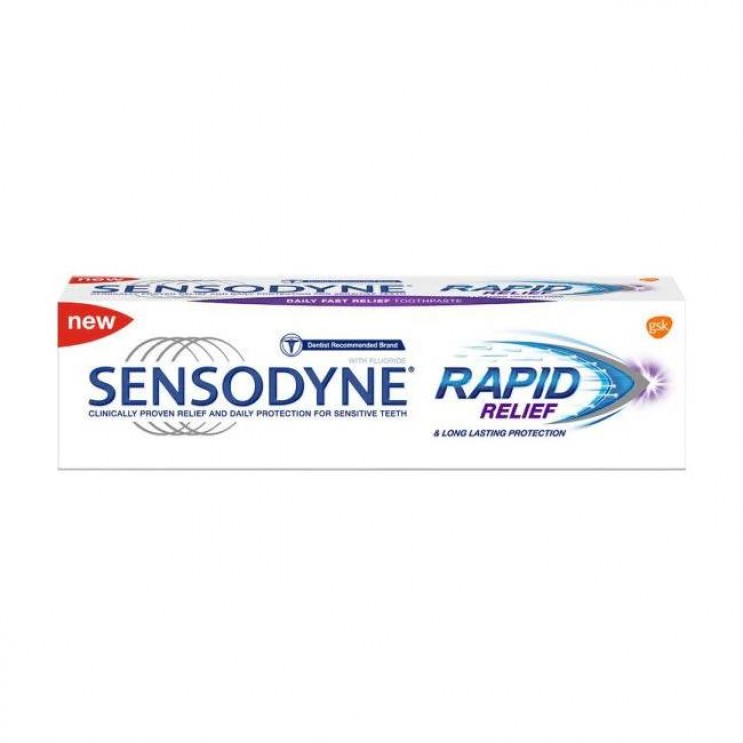 Sensodyne Rapid Relif 75ml | Οδοντόκρεμα για Ευαίσθητα Δόντια  ΣΤΟΜΑΤΙΚΗ ΥΓΙΕΙΝΗ