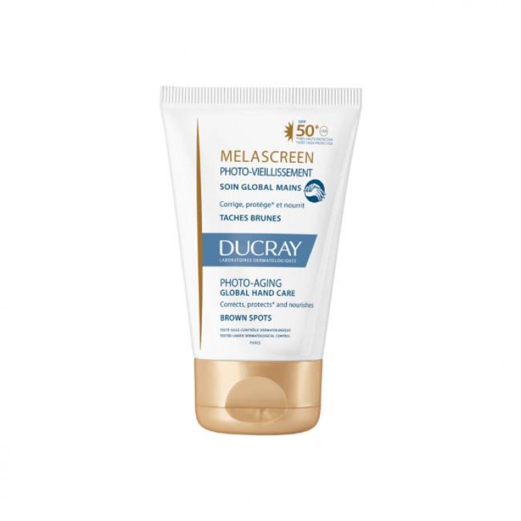 Ducray Melascreen Photoaging Creme Mains SPF50+ 50ml |Αντηλιακή Κρέμα Χεριών για Κηλίδες - Πανάδες - Θρέψη 