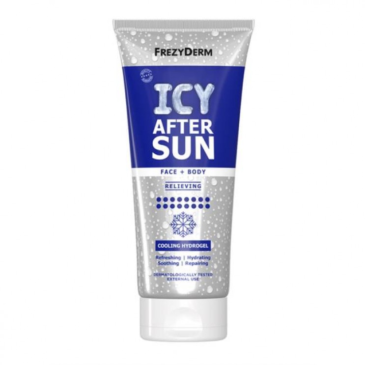 Frezyderm Icy After Sun Face & Body Cooling Hydrogel 200ml |  Δροσερό Τζελ για μετά τον Ήλιο για Πρόσωπο & Σώμα