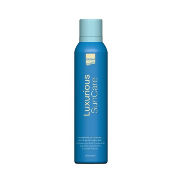Intermed Luxurious Sun Care Hydrating Antioxidant Mist Face & Body 200ml | Ενυδατικό και Αντιοξειδωτικό Spray Προσώπου και Σώματος