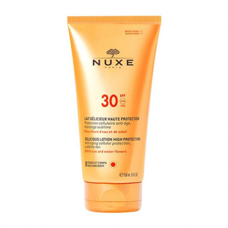 Nuxe Sun Delicious Lotion SPF30 150ml | Αντηλιακό Γαλάκτωμα για Πρόσωπο & Σώμα ΦΡΟΝΤΙΔΑ ΠΡΟΣΩΠΟΥ
